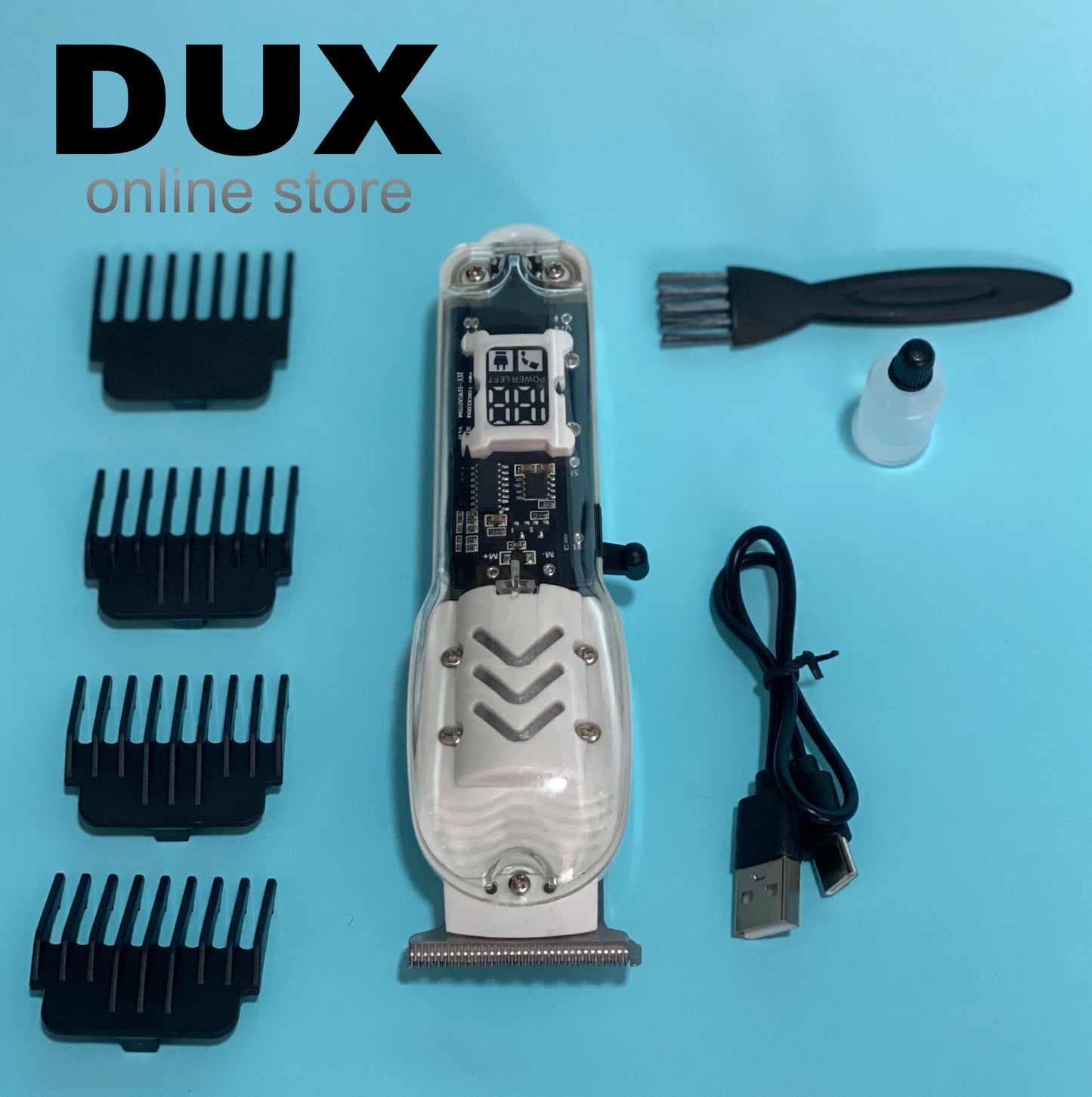 DUX Stylist Trimmer – Edición Transparente