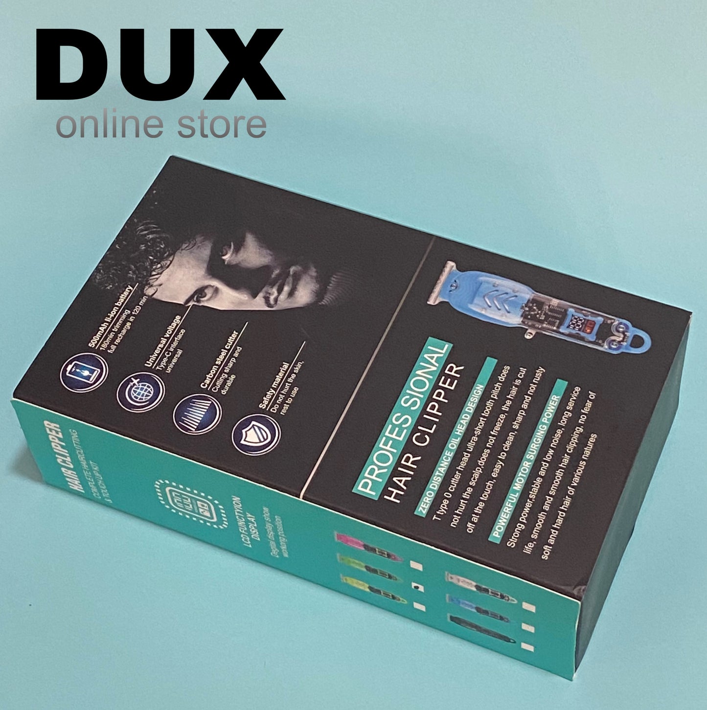 DUX Stylist Trimmer – Edición Transparente