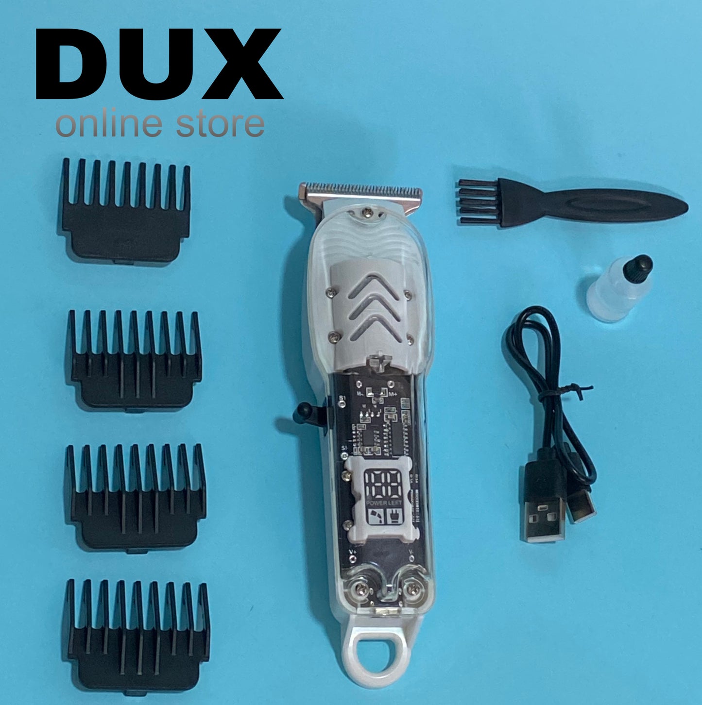 DUX Stylist Trimmer – Edición Transparente