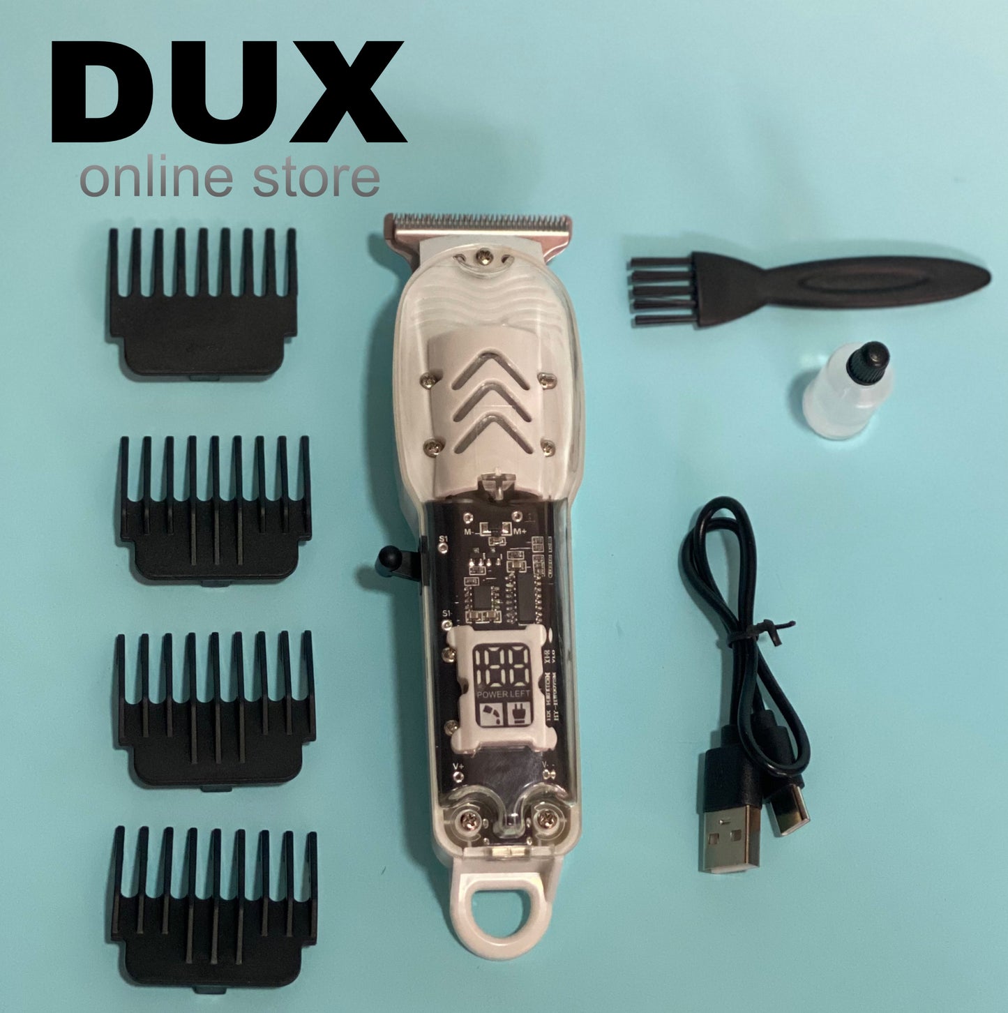 DUX Stylist Trimmer – Edición Transparente